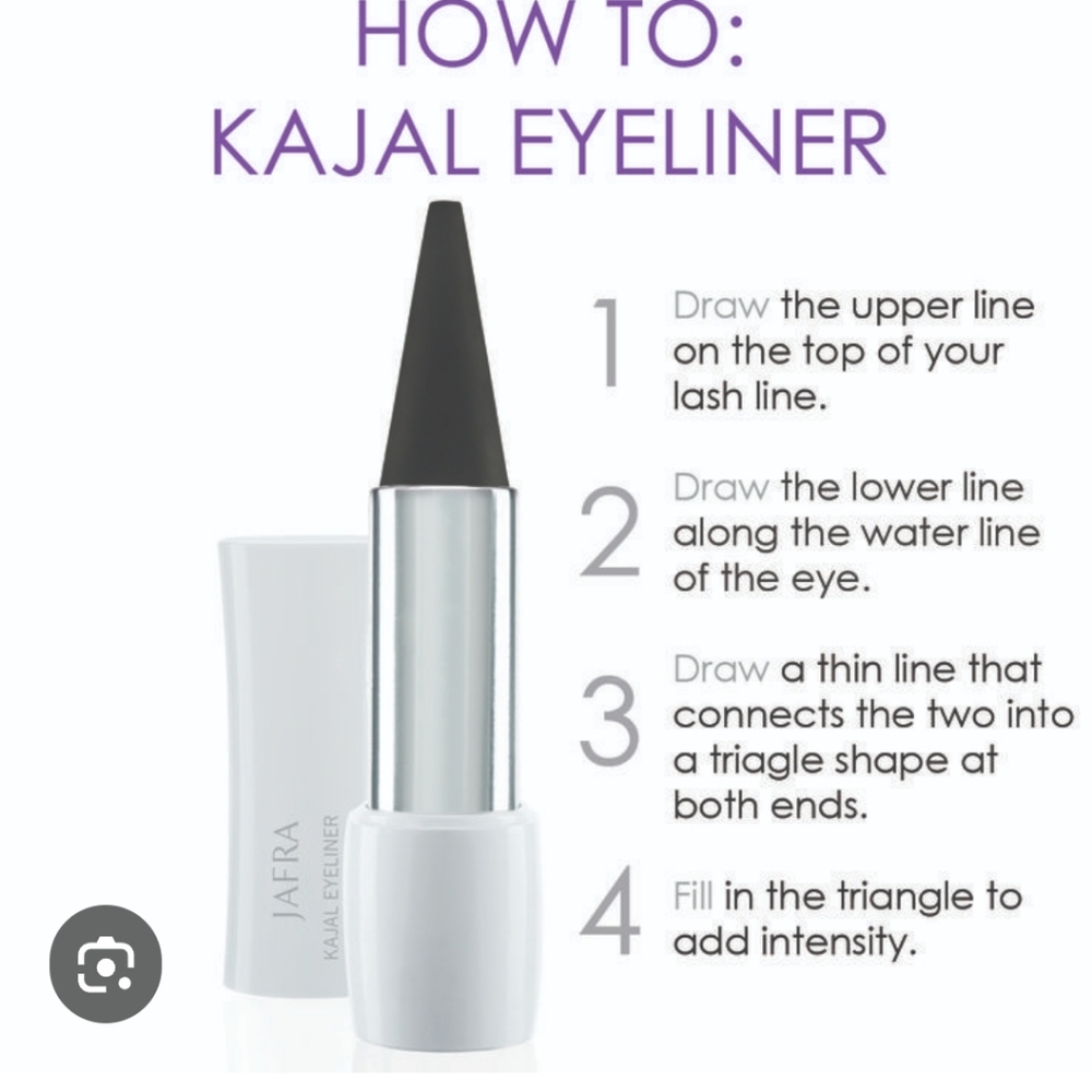 Jafra Cosmetics Kajal Eyeliner Delineador Kajal Para Ojos - Blackest Black
